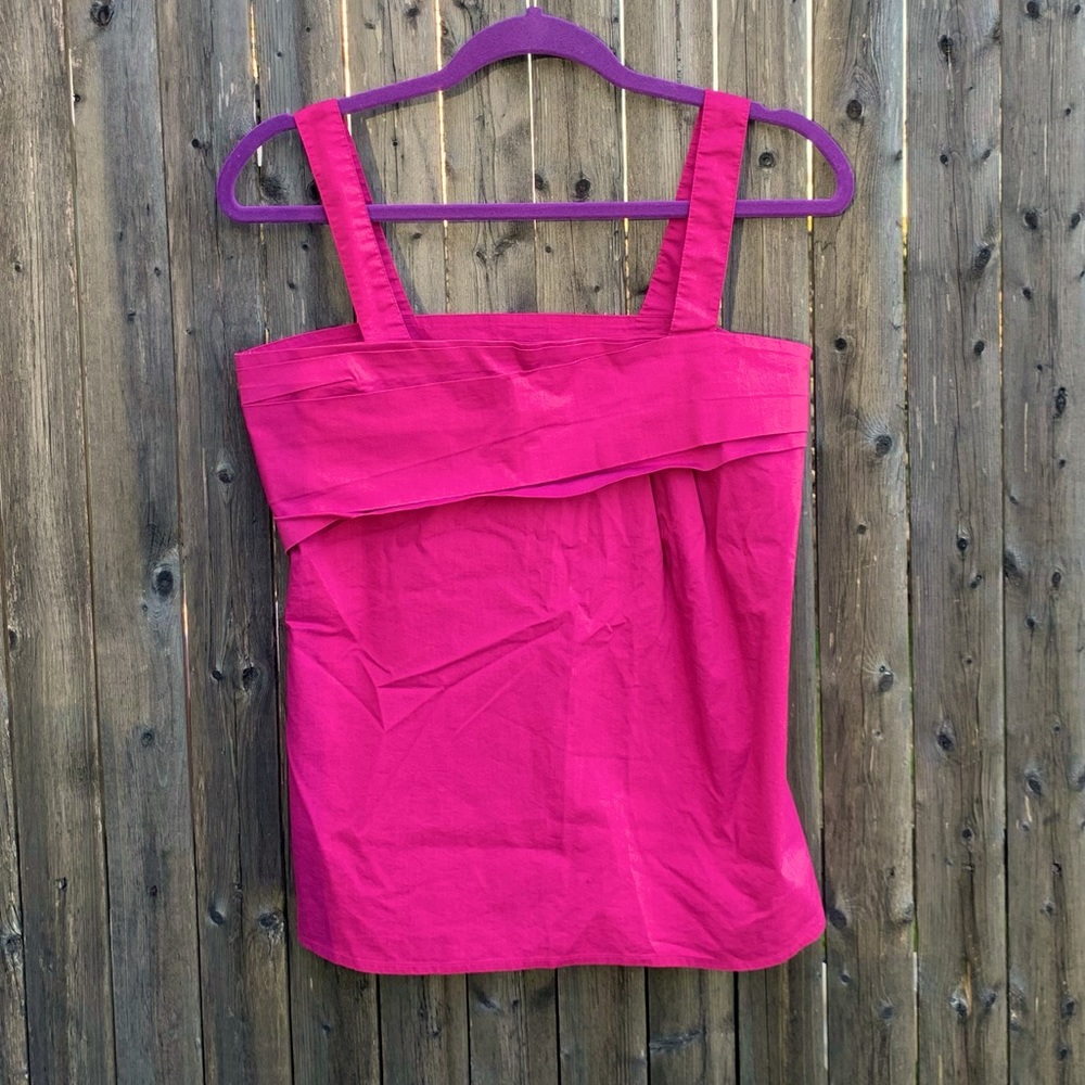 New York & Company Fuchsia Sleeveless Top Size 2